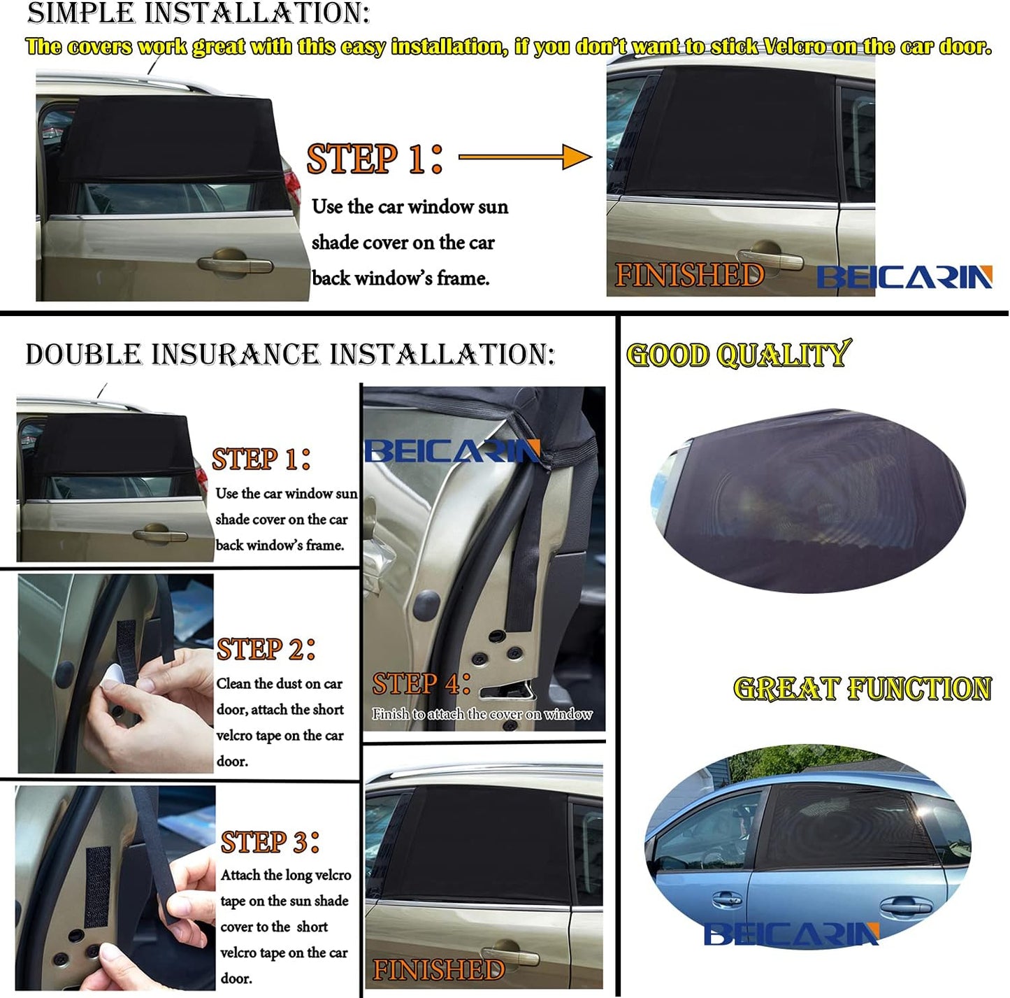Shades Mosquito Net For Cars